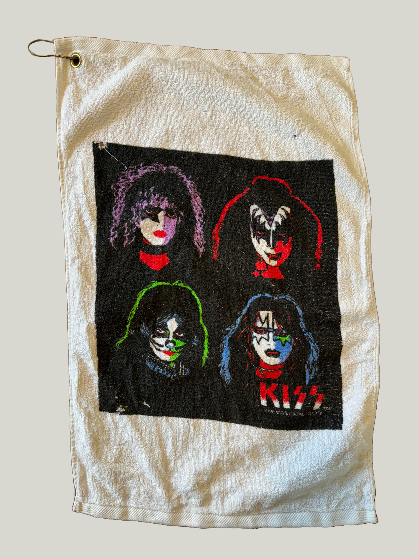 Vintage Kiss Golf Towel